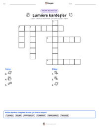 Lumière kardeşler yazdırılabilir çalışma sayfası önizlemesi