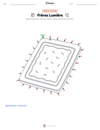 Aperçu de la feuille de travail imprimable Frères Lumière