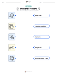 Lumière brothers printable worksheet preview