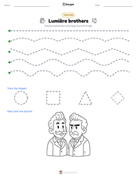 Lumière brothers printable worksheet preview