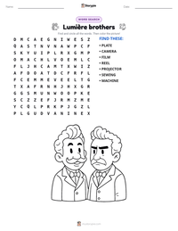 Lumière brothers printable worksheet preview