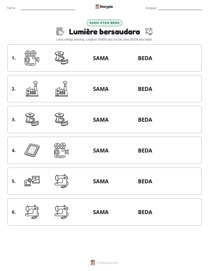 Sama atau Berbeda