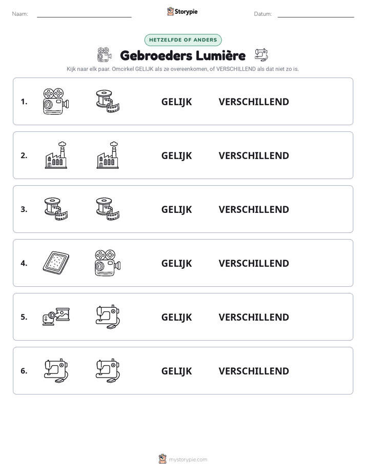 Zelfde of Verschillend
