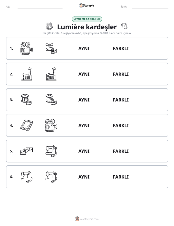 Aynı mı Farklı mı