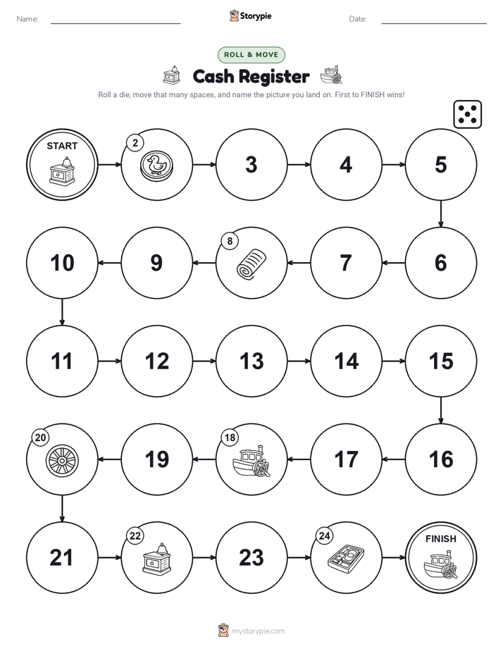 Roll & Move Game
