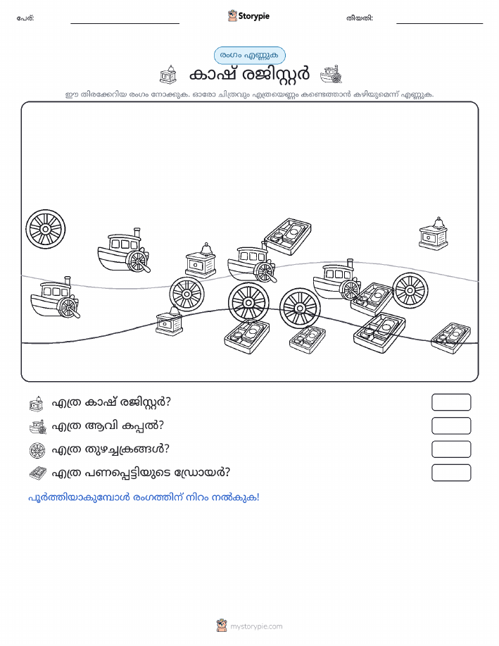 എണ്ണുന്ന ദൃശ്യങ്ങൾ