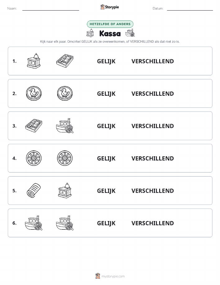 Zelfde of Verschillend