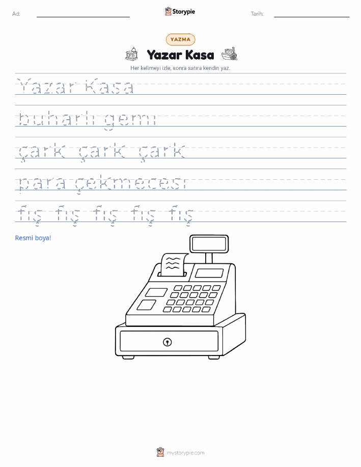 Yazma Pratiği