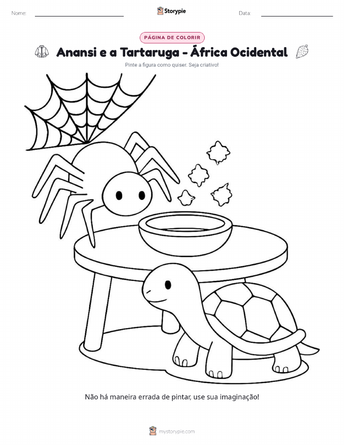 Página para colorir