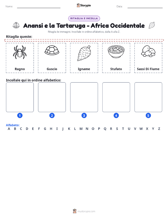 Taglia & Incolla Alfabeto