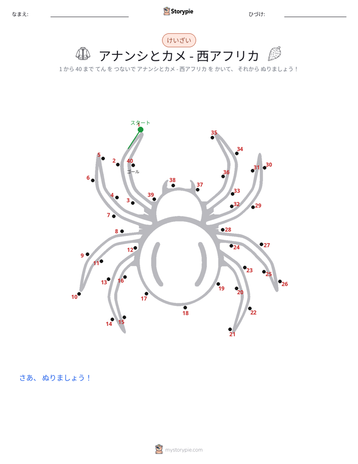 点つなぎ
