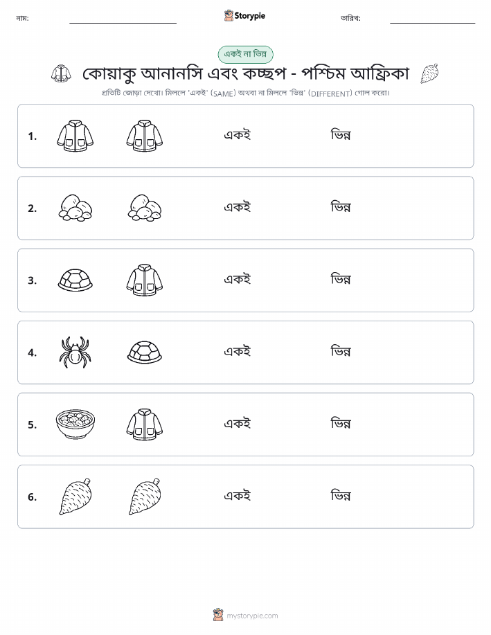 একই বা ভিন্ন