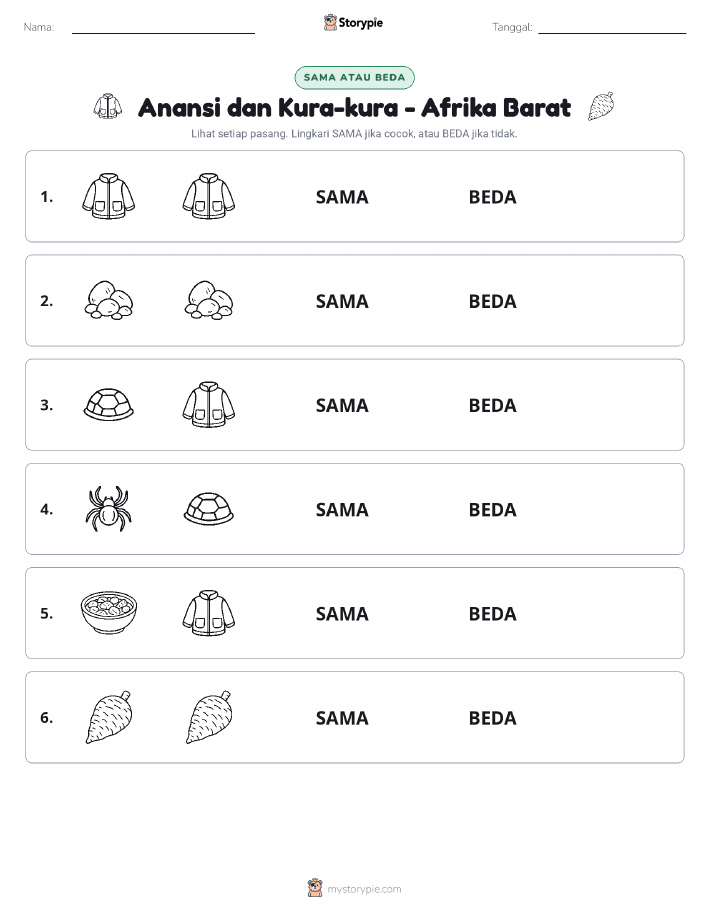 Sama atau Berbeda