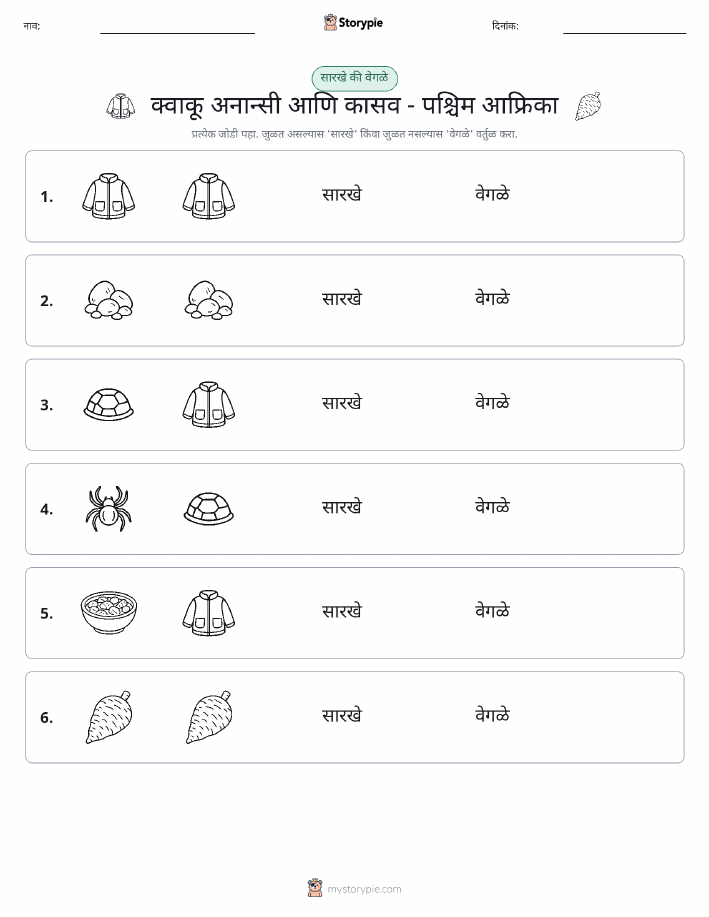 समान की भिन्न