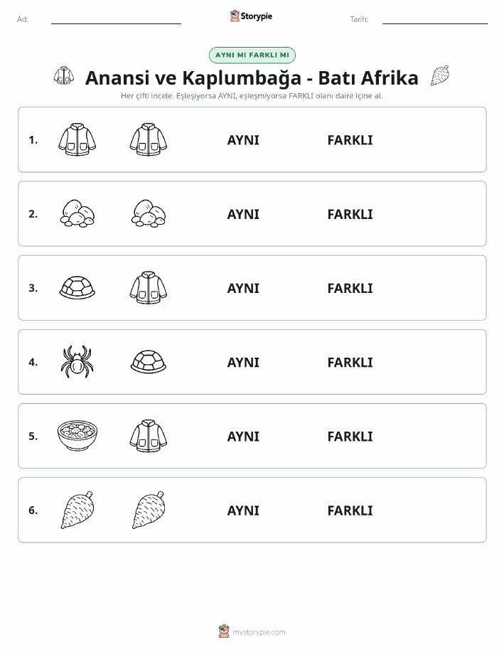 Aynı mı Farklı mı