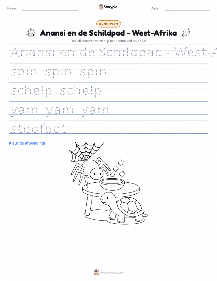 Schrijf Oefening