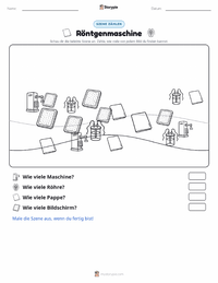 Röntgengerät druckbare Arbeitsblatt Vorschau