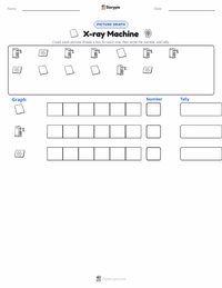 X-ray Machine printable worksheet preview