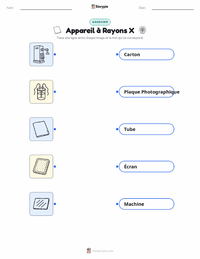 Feuille de travail imprimable Appareil de radiographie pour les enfants