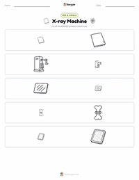 X-ray Machine printable worksheet preview
