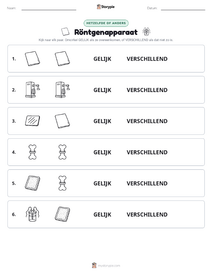 Zelfde of Verschillend