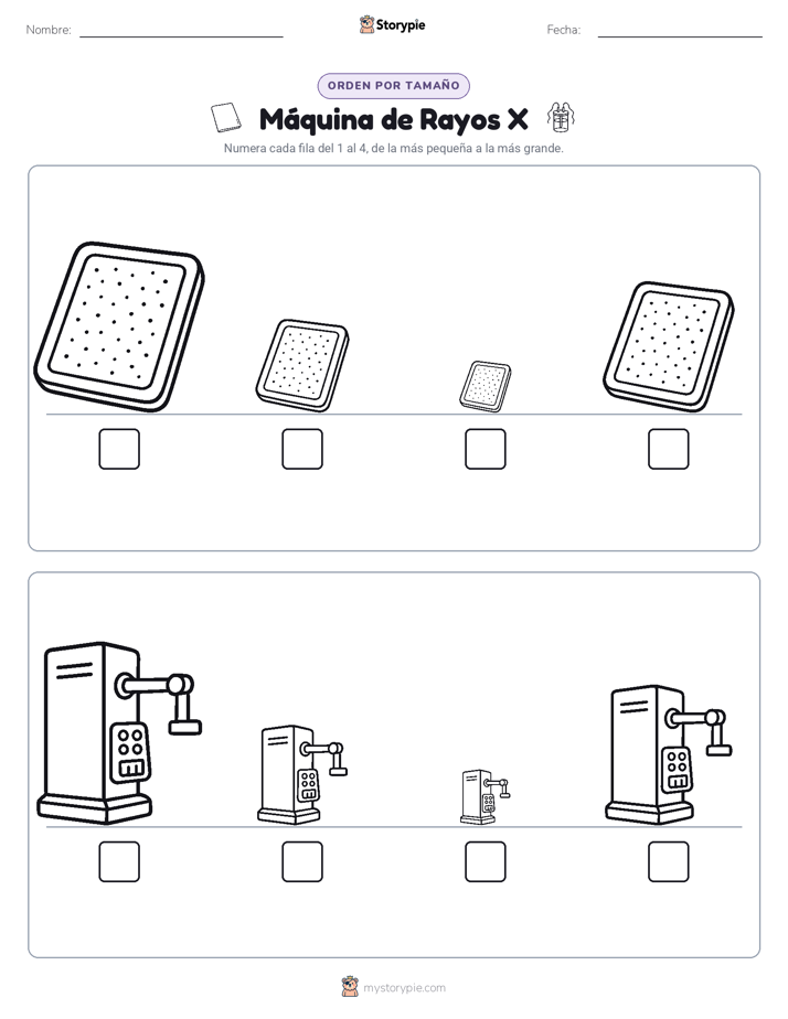 Orden de Tamaños