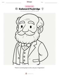 Eadweard Muybridge printable worksheet preview