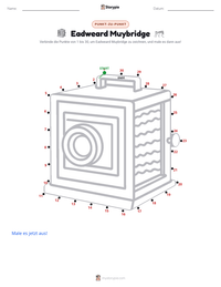 Eadweard Muybridge druckbare Arbeitsblatt Vorschau