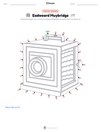 Eadweard Muybridge afdrukbare werkblad voorbeeld