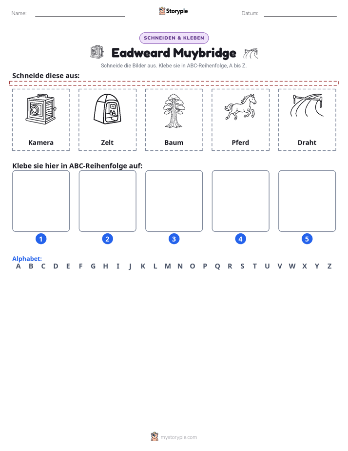 Schneiden & Einfügen Alphabet