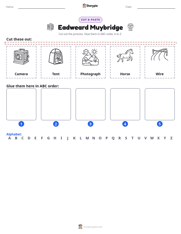Cut & Paste Alphabet
