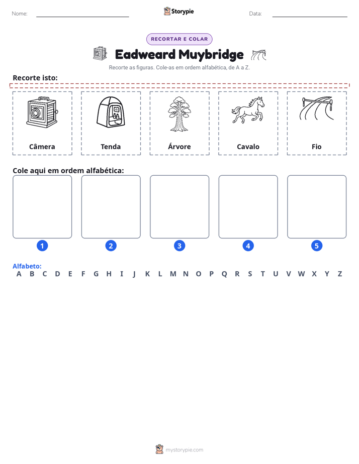 Recortar & Colar Alfabeto