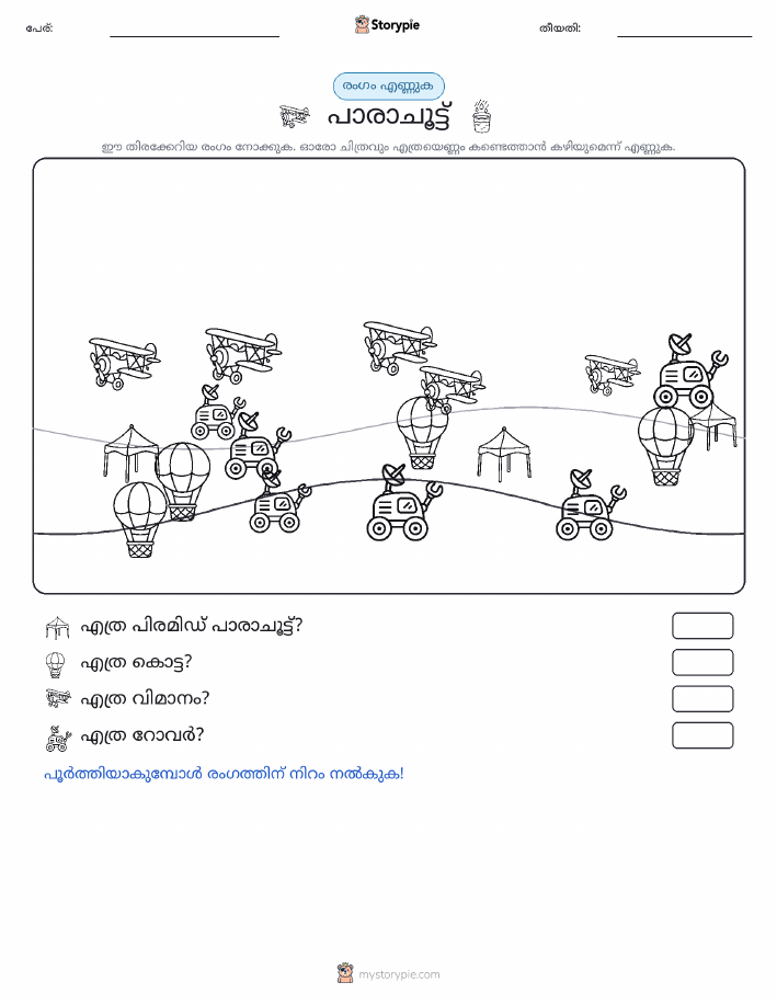എണ്ണുന്ന ദൃശ്യങ്ങൾ