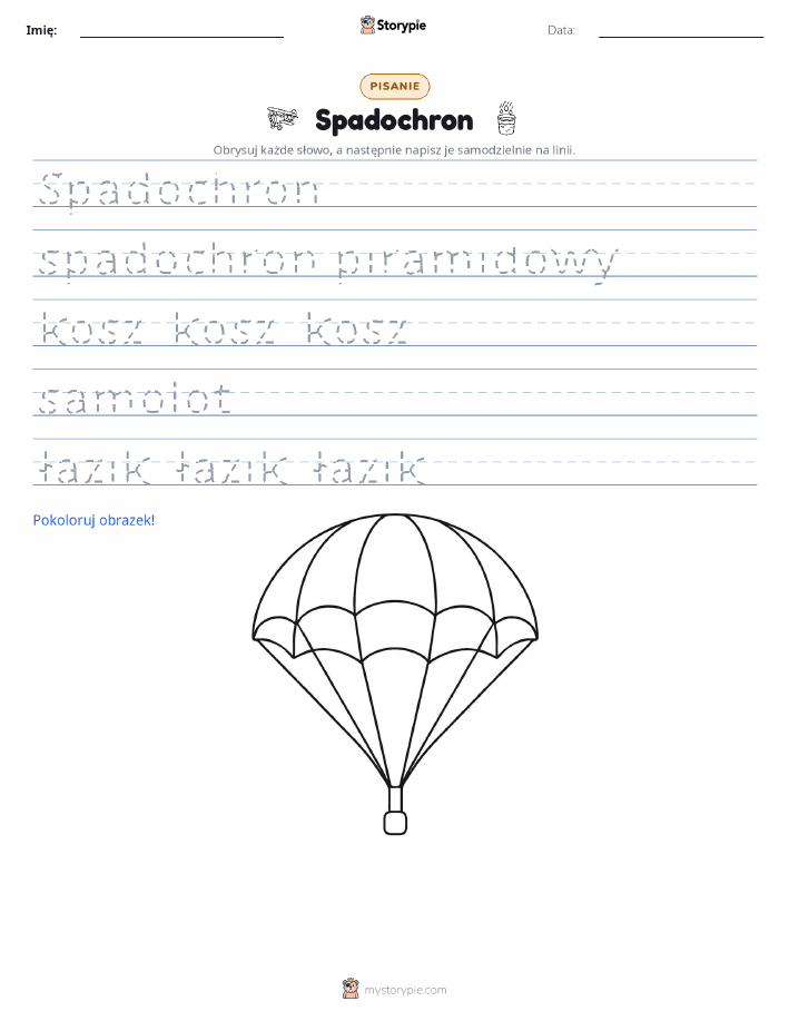 Ćwiczenie Pisania