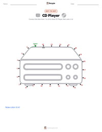 CD Player printable worksheet preview