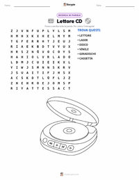 Anteprima della scheda stampabile di Lettore CD