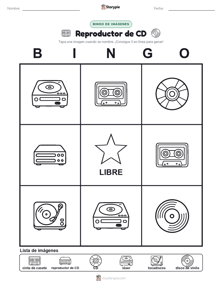 Bingo de Imágenes