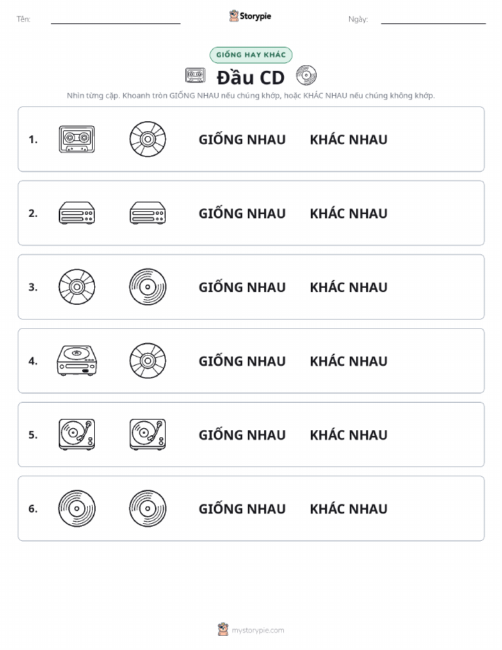 Giống Hay Khác