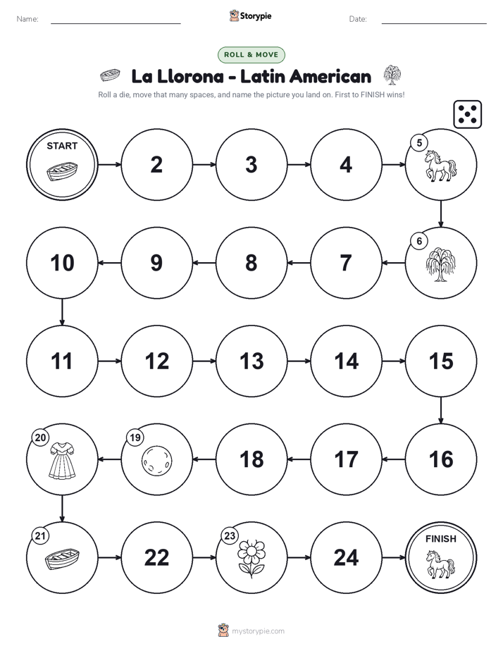 Roll & Move Game