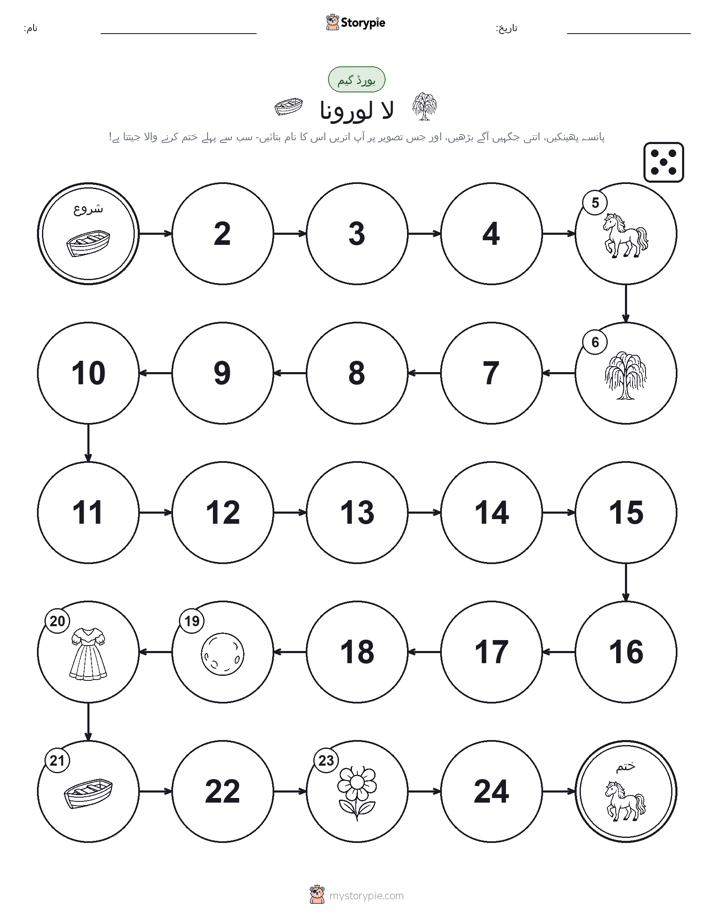 رول اور منتقل کریں کھیل