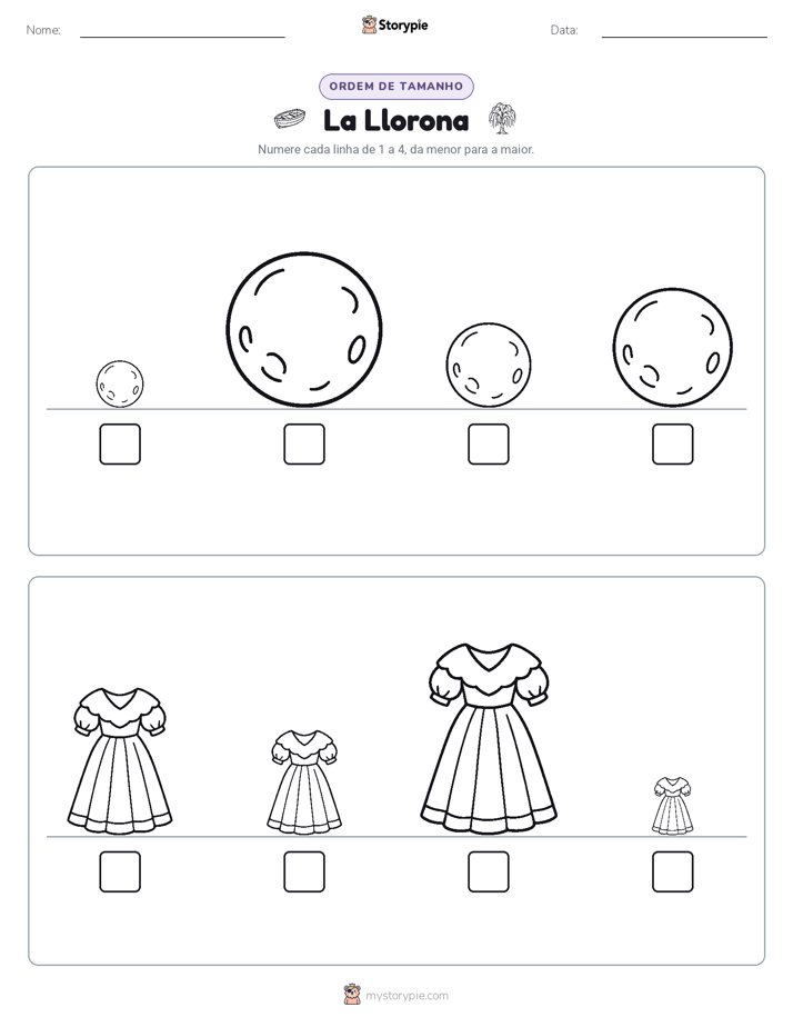 Ordem de Tamanho