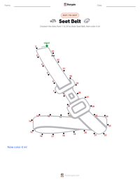 Seat Belt printable worksheet preview