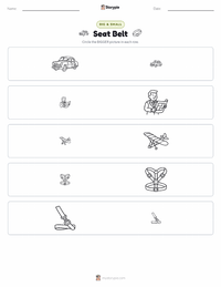 Seat Belt printable worksheet preview