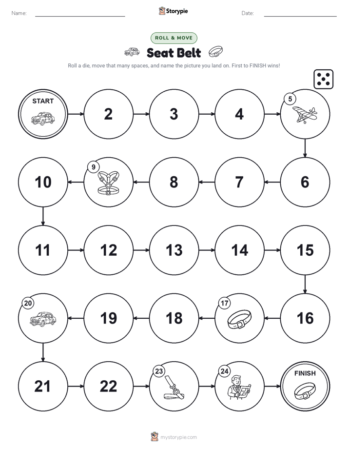 Roll & Move Game