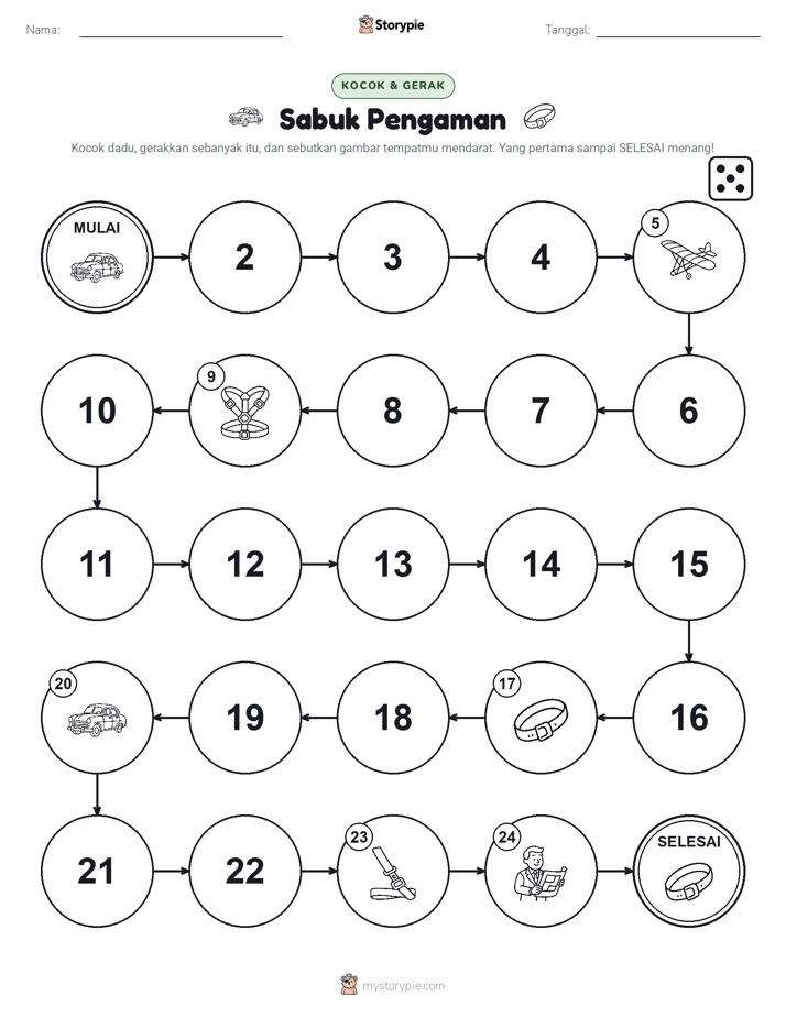 Permainan Gulung & Pindah