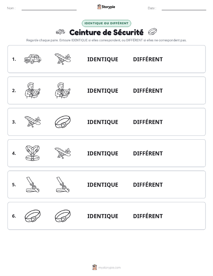 Identique ou Différent