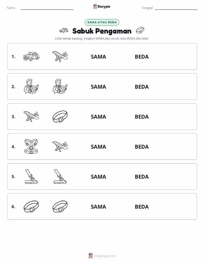 Sama atau Berbeda
