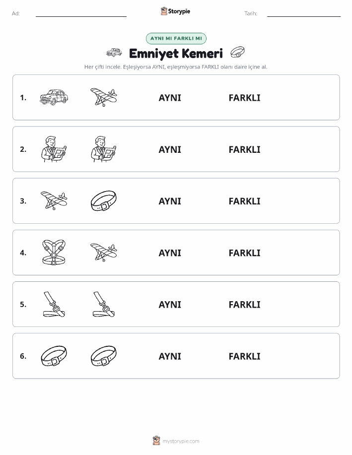 Aynı mı Farklı mı