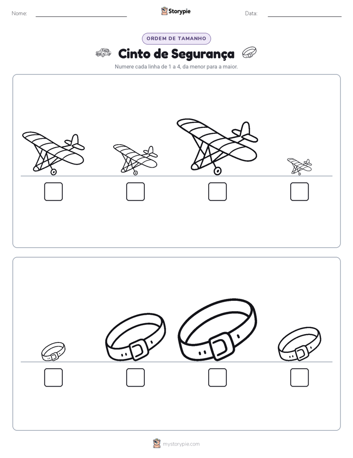 Ordem de Tamanho