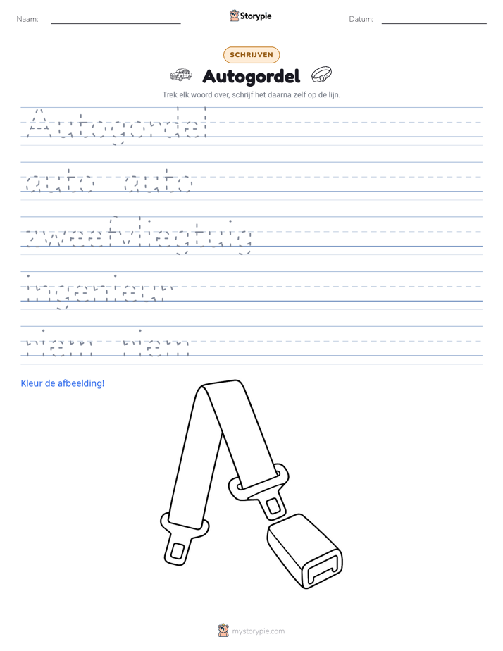 Schrijf Oefening